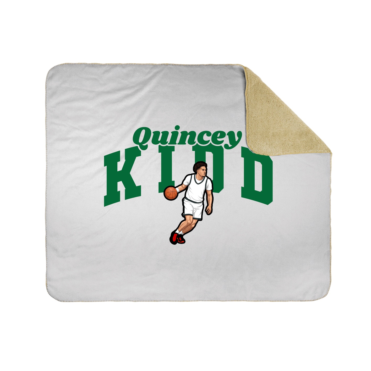 Throw Blanket — Signature Arch in White