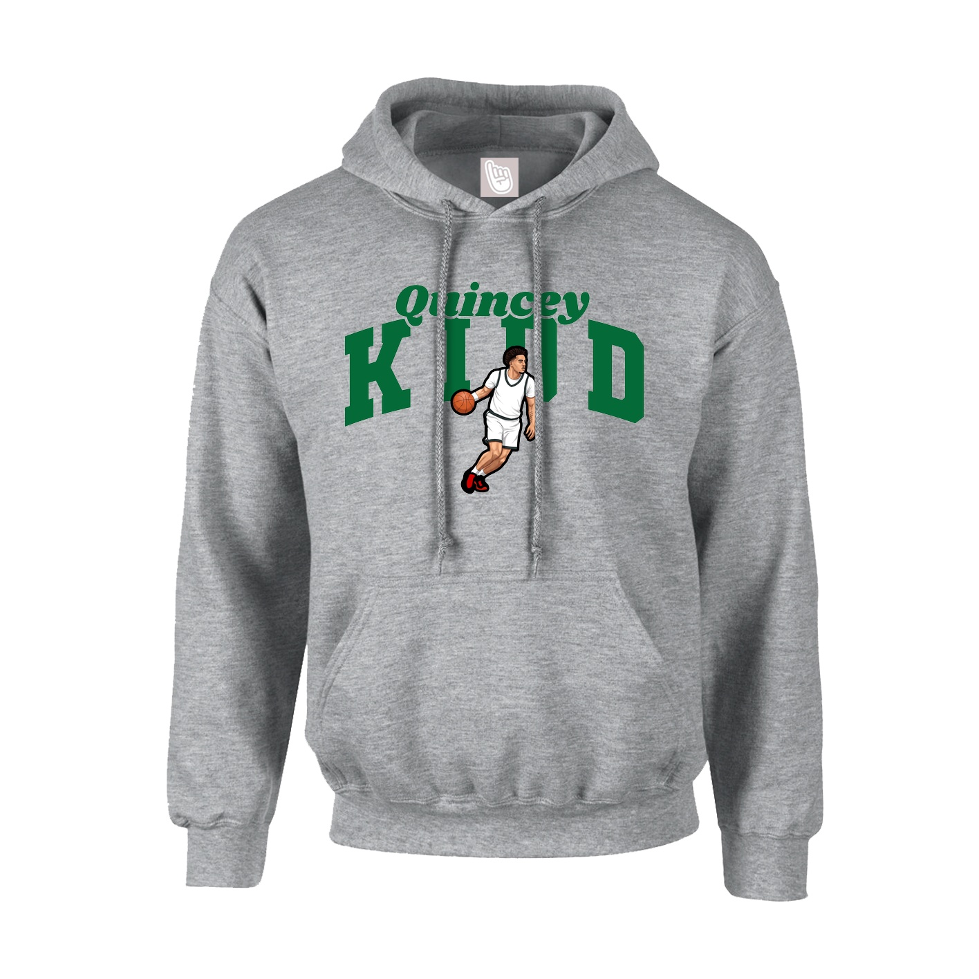 Hoodie — Signature Arch in Grey