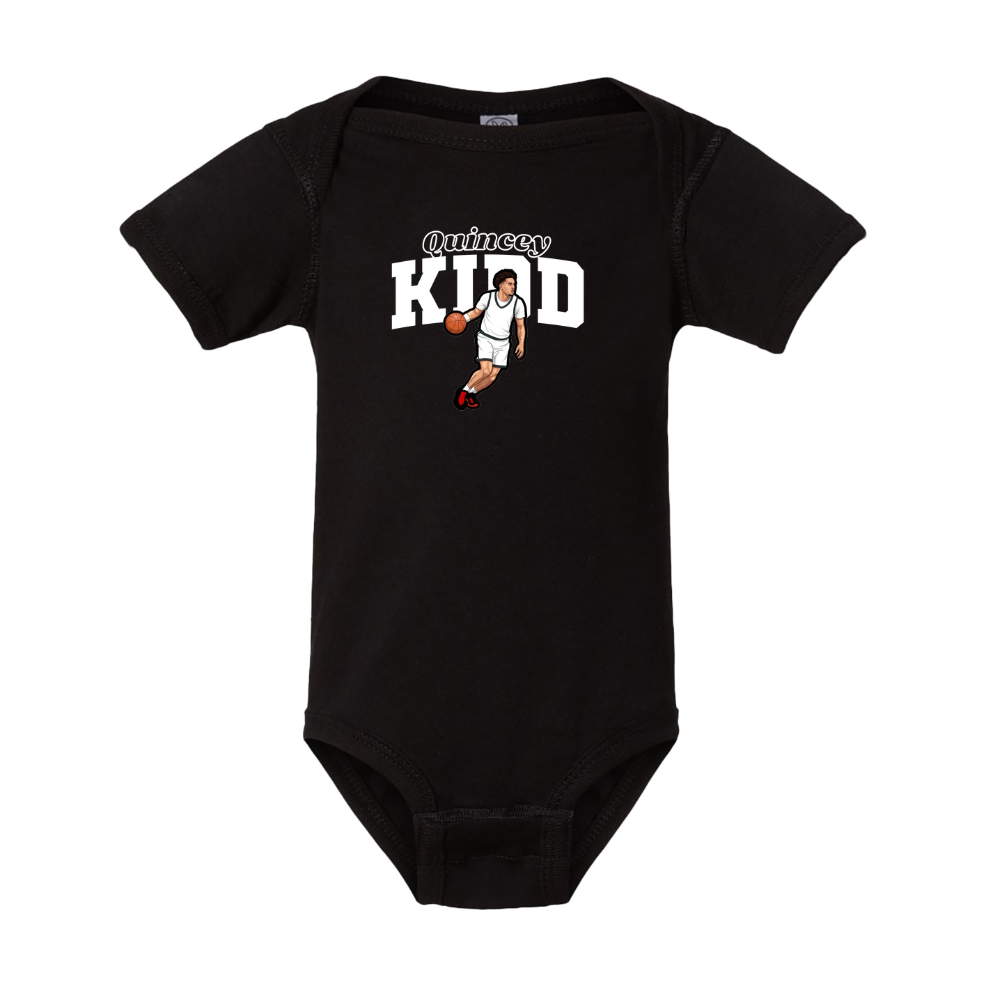 Baby Onesie — Name Arch in Black