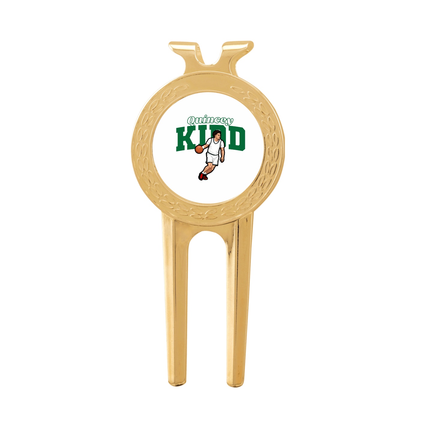 Divot Tool with Ball Marker — Name Arch in Classic