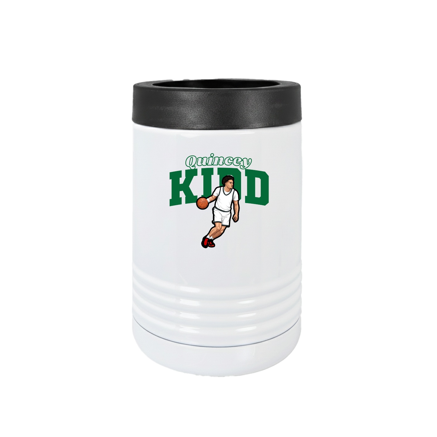 Beverage Holder — Name Arch in White