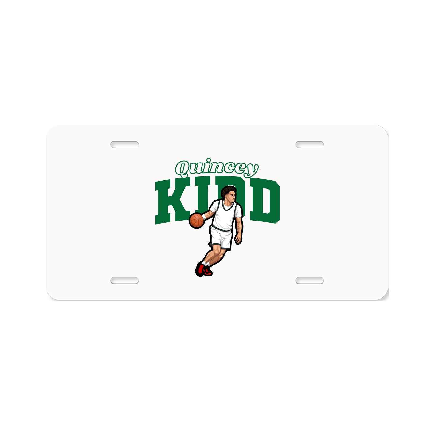 License Plate — Name Arch in Classic