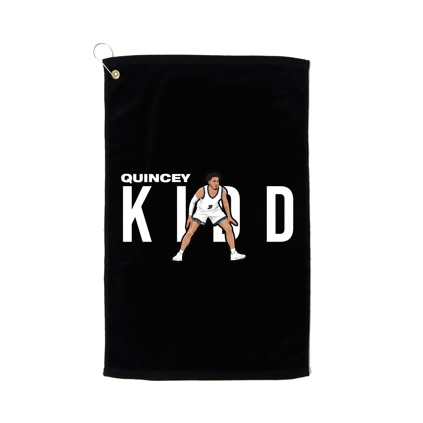 Golf Towel — Player Name in Black