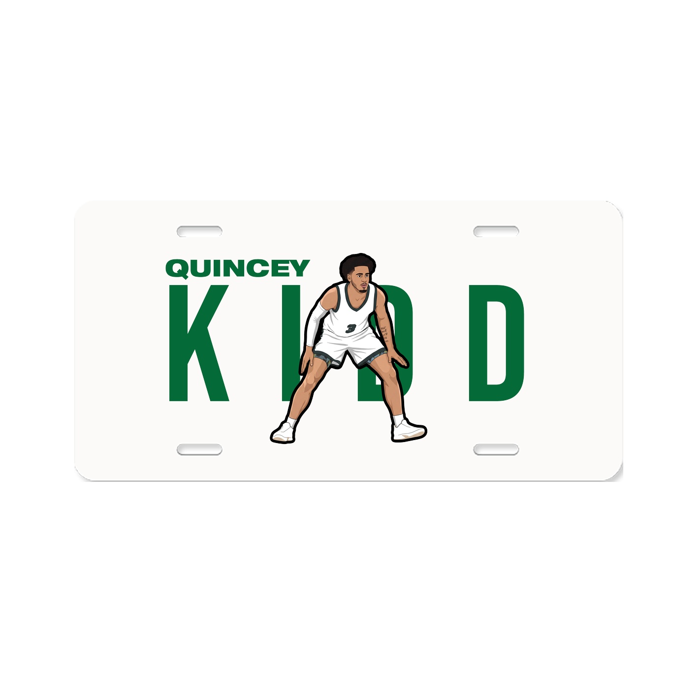 License Plate — Player Name in Classic