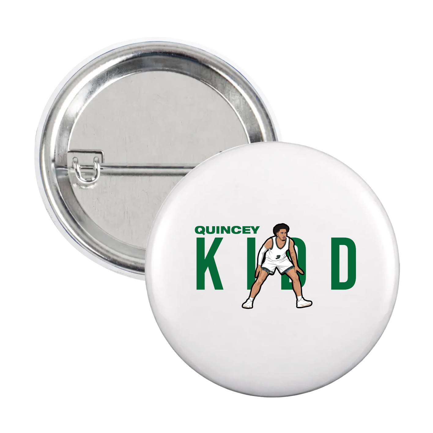 Game Day Button — Player Name in White