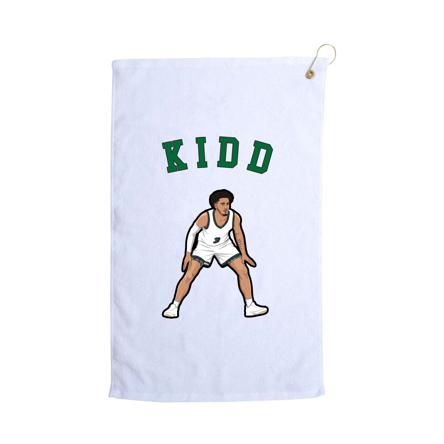 Golf Towel — Shirsey Arch in White