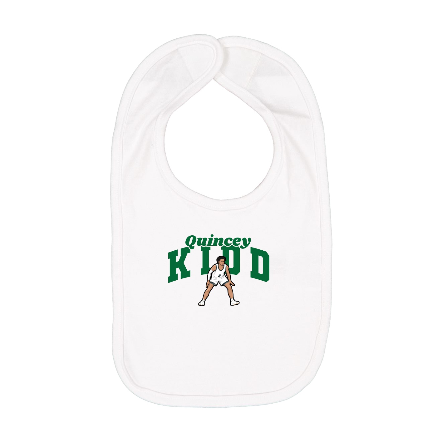 Infant Bib — Signature Arch in White