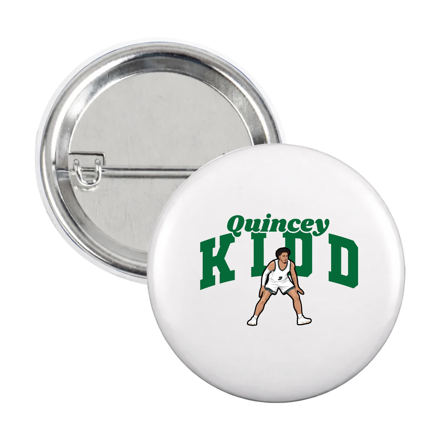 Game Day Button — Signature Arch in White