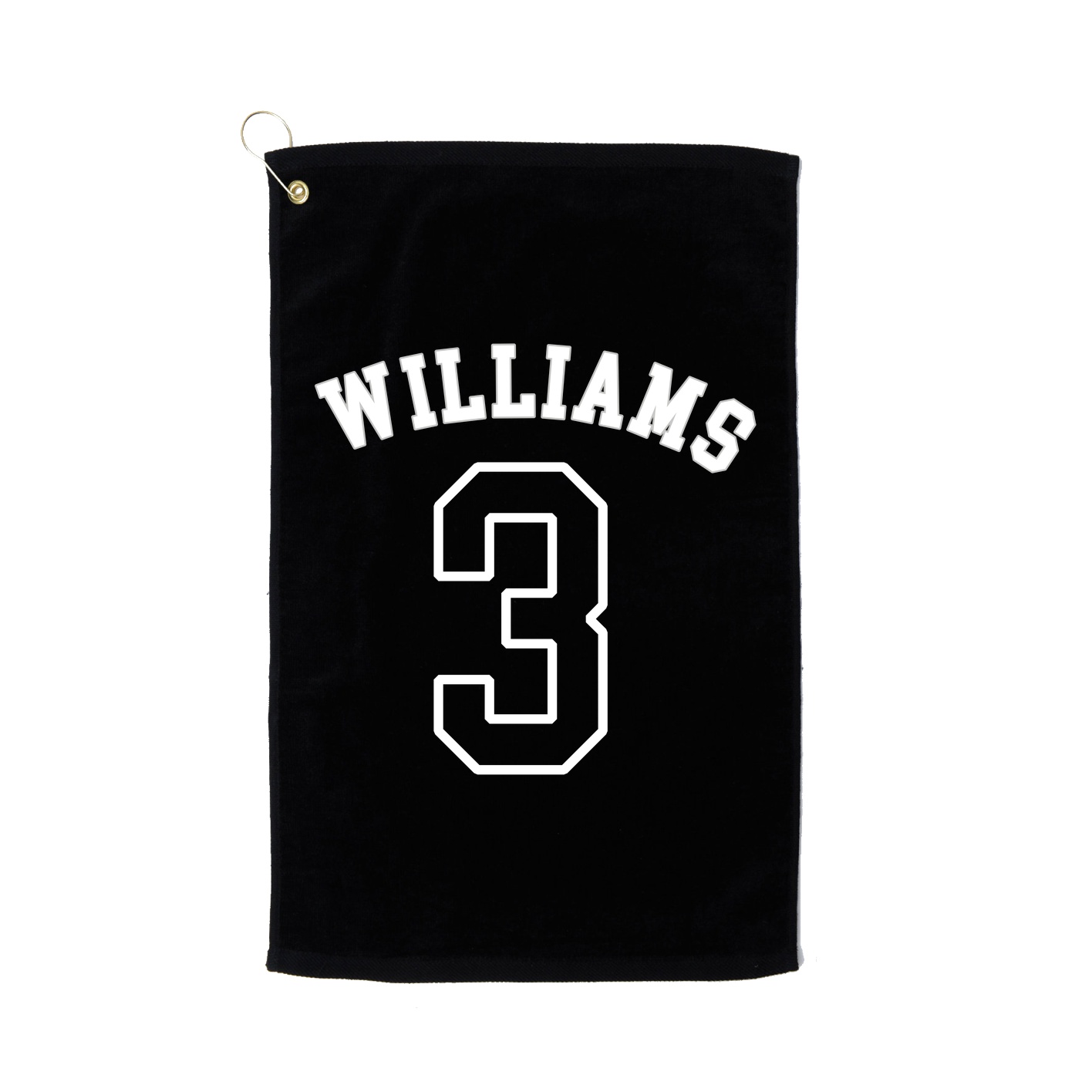Golf Towel — Shirsey Arch in Black