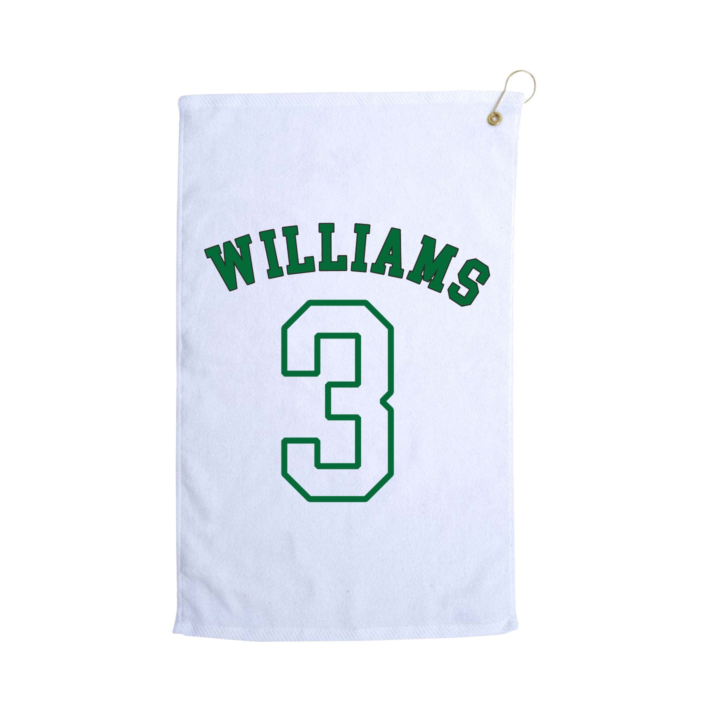 Golf Towel — Shirsey Arch in White