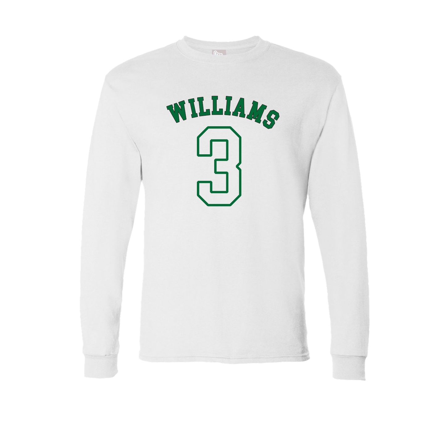 Long Sleeve Tee — Shirsey Arch in White
