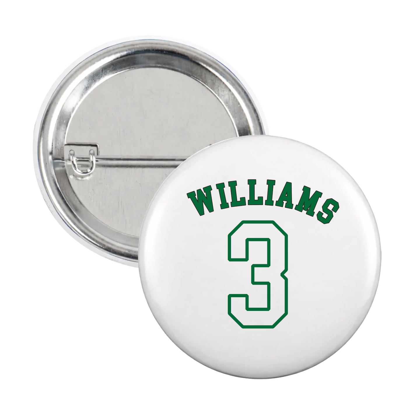 Game Day Button — Shirsey Arch in White