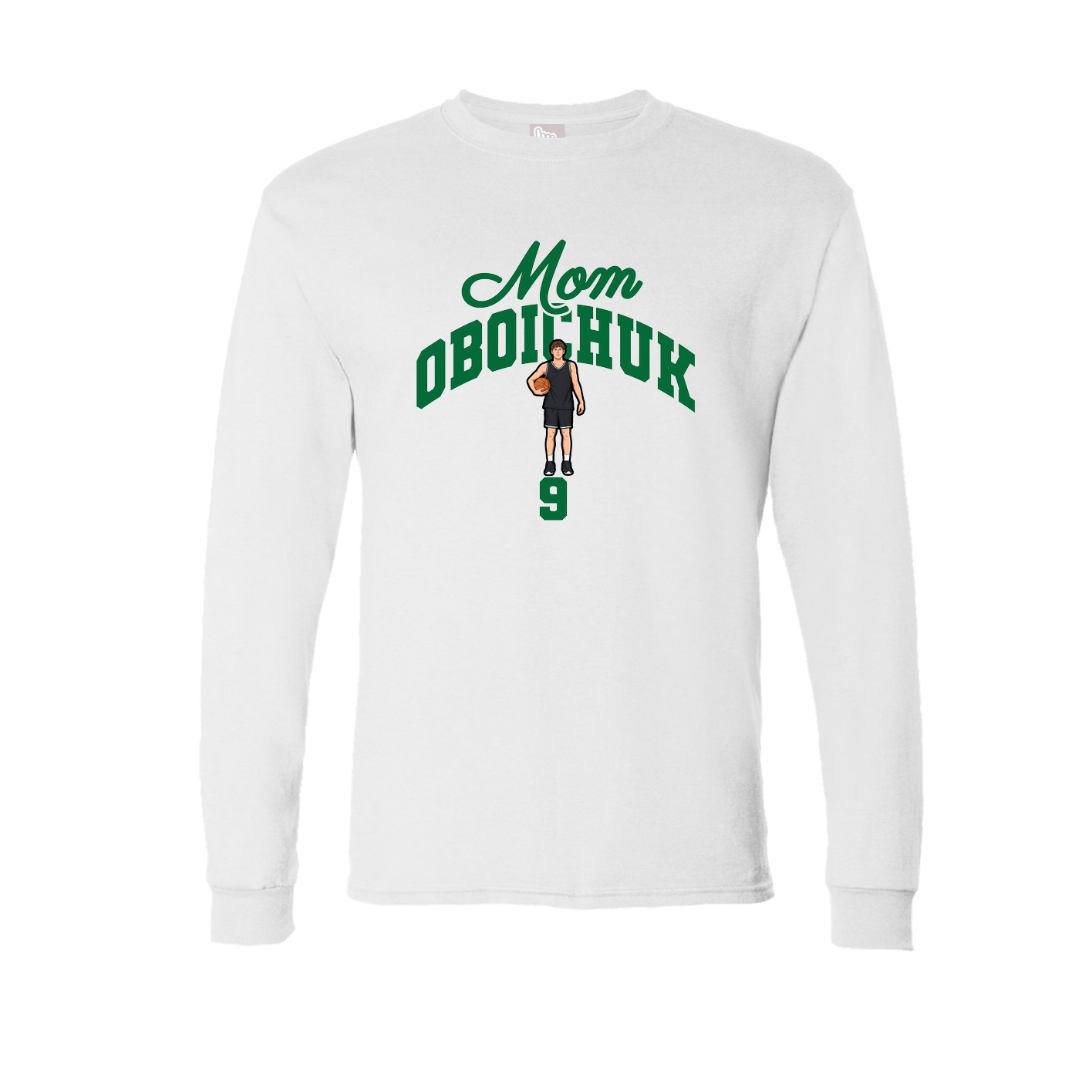 Long Sleeve Tee — Mothers Day Arch in White
