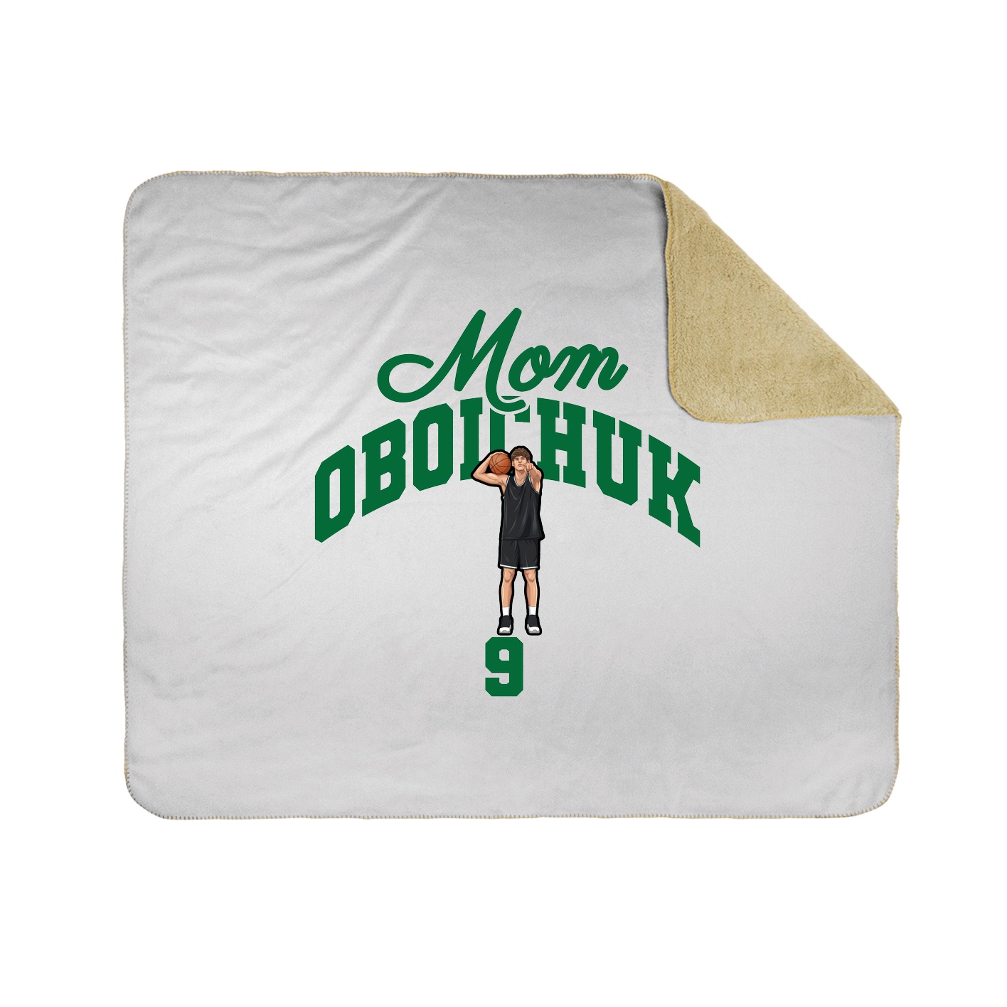 Throw Blanket — Mothers Day Arch in White