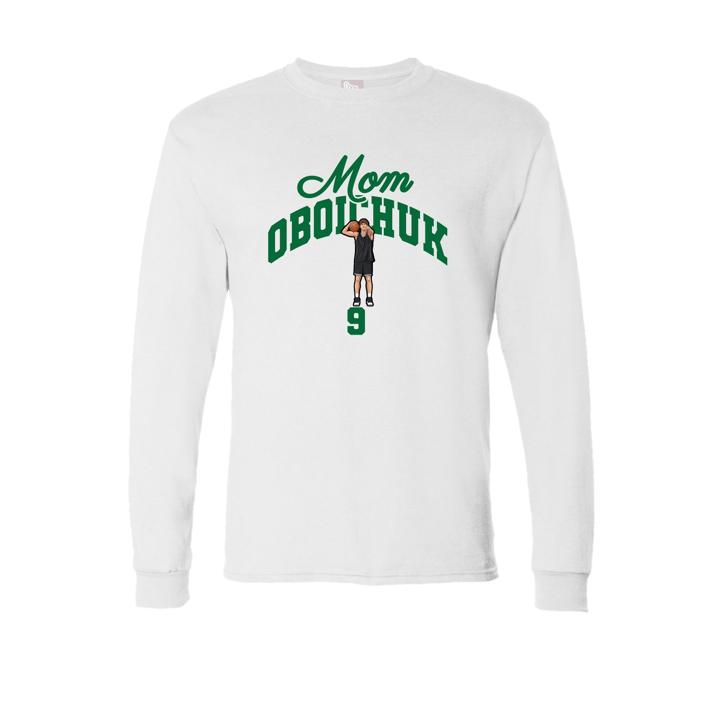 Long Sleeve Tee — Mothers Day Arch in White