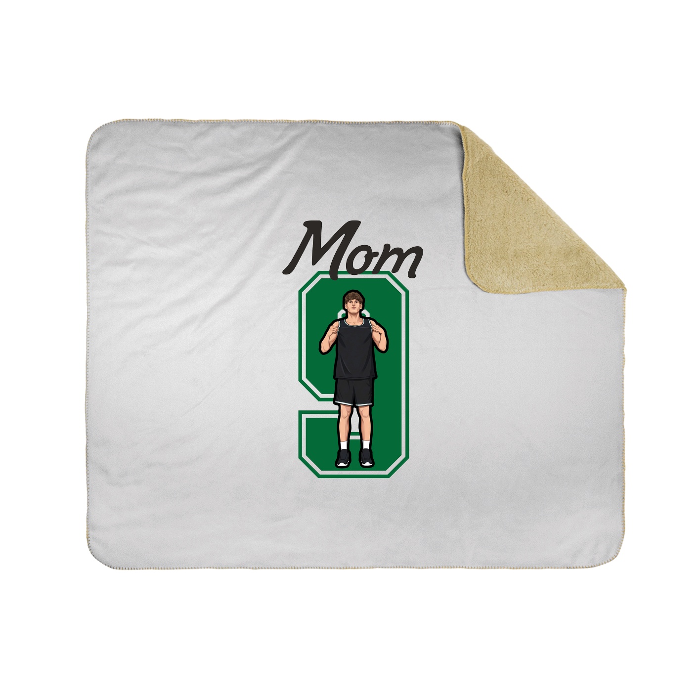 Throw Blanket — Mothers Day Shirsey in White