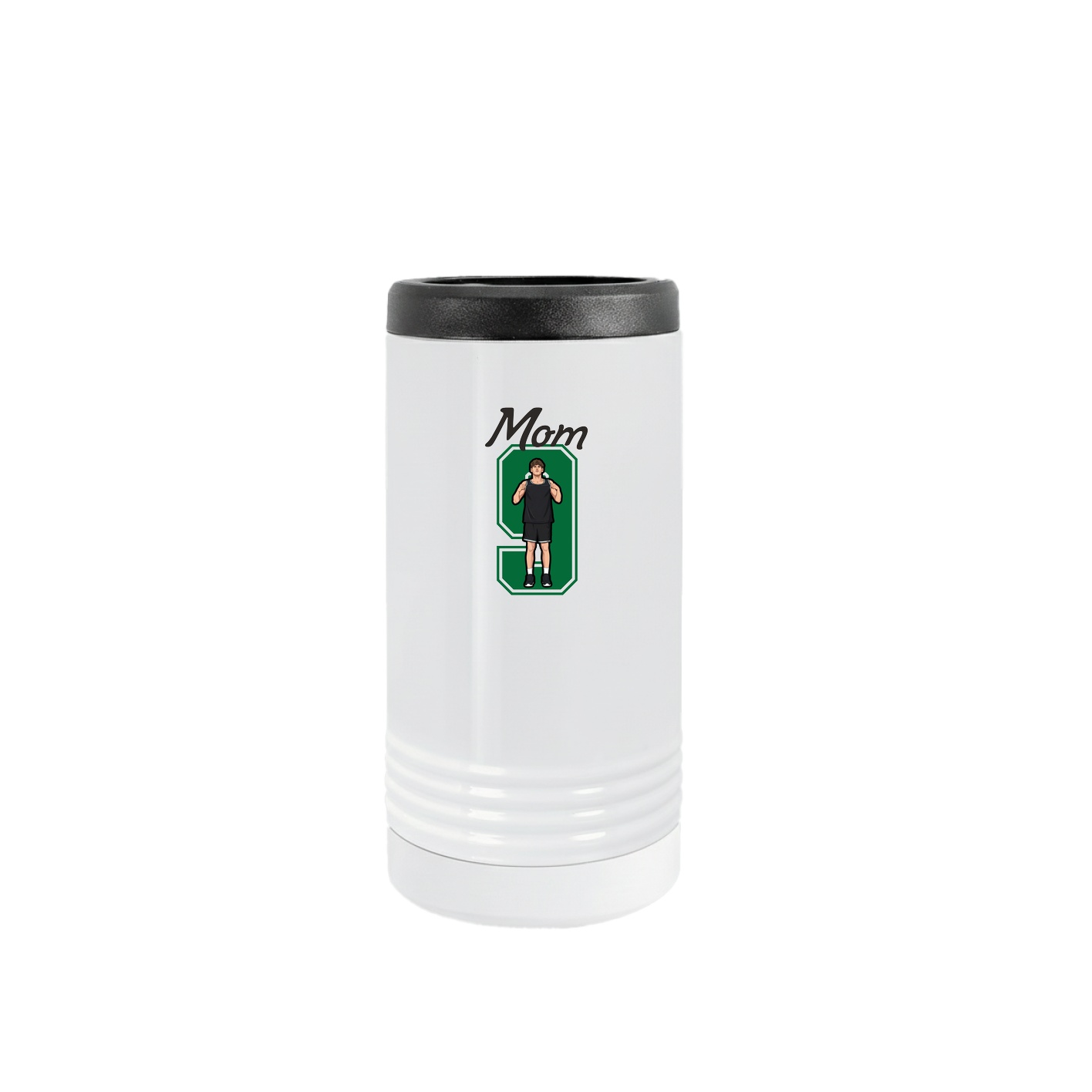 Slim Beverage Holder — Mothers Day Shirsey in White