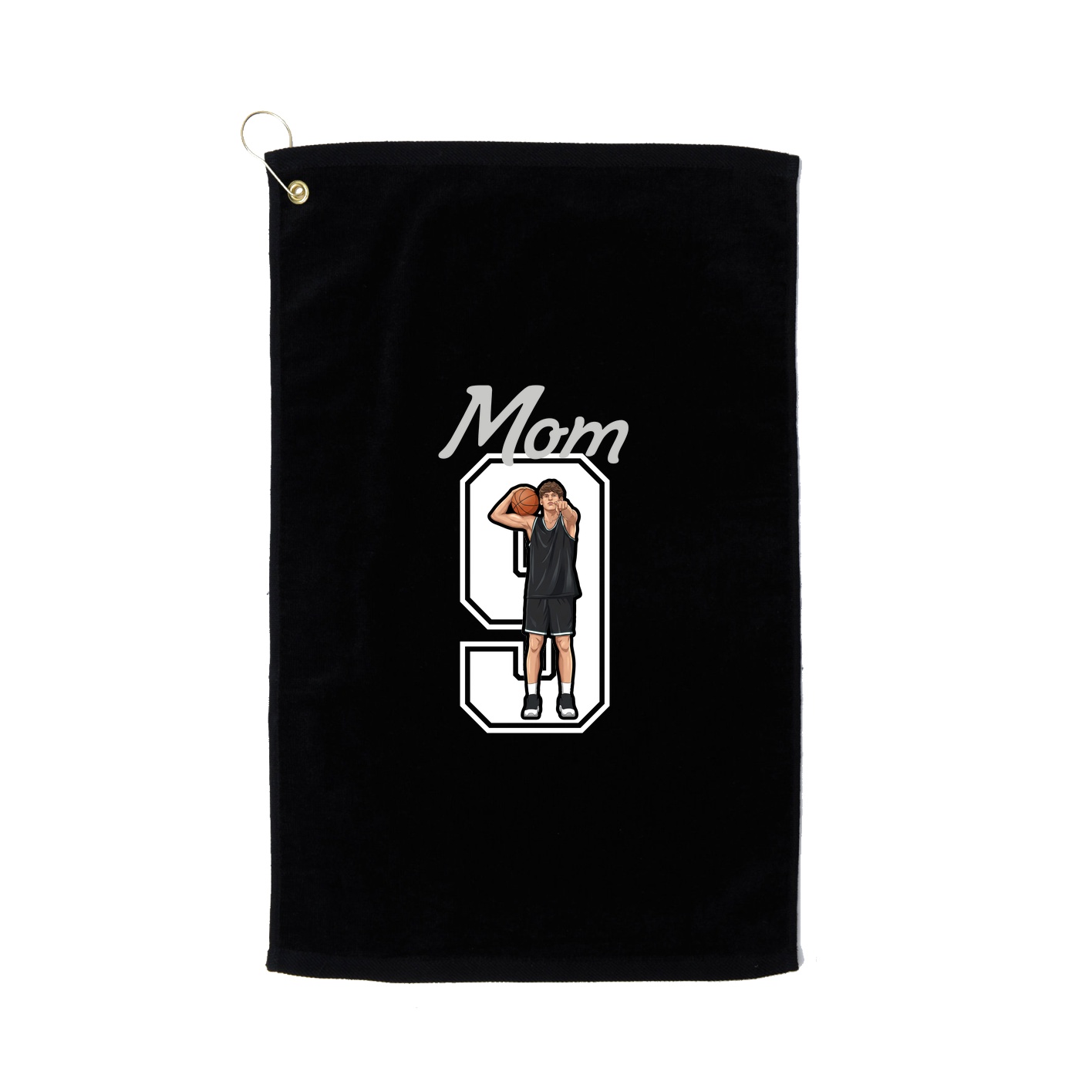 Golf Towel — Mothers Day Shirsey in Black