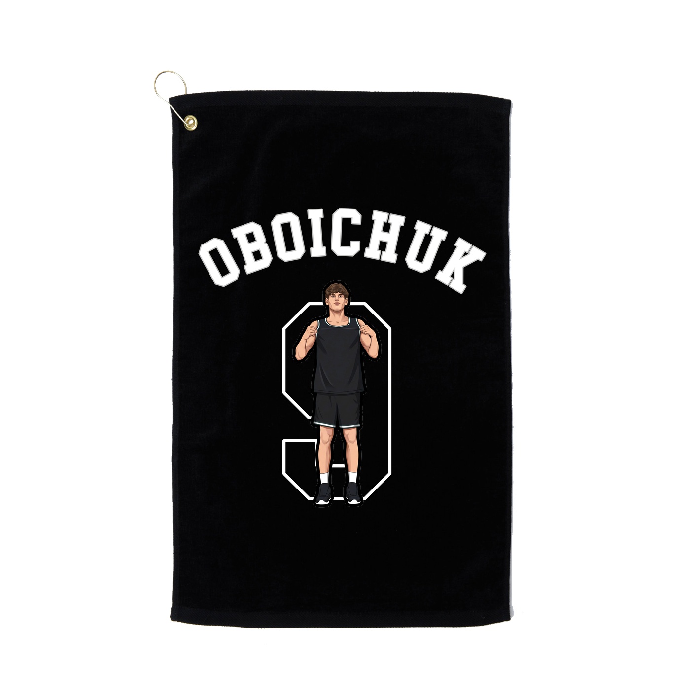 Golf Towel — Shirsey Arch in Black