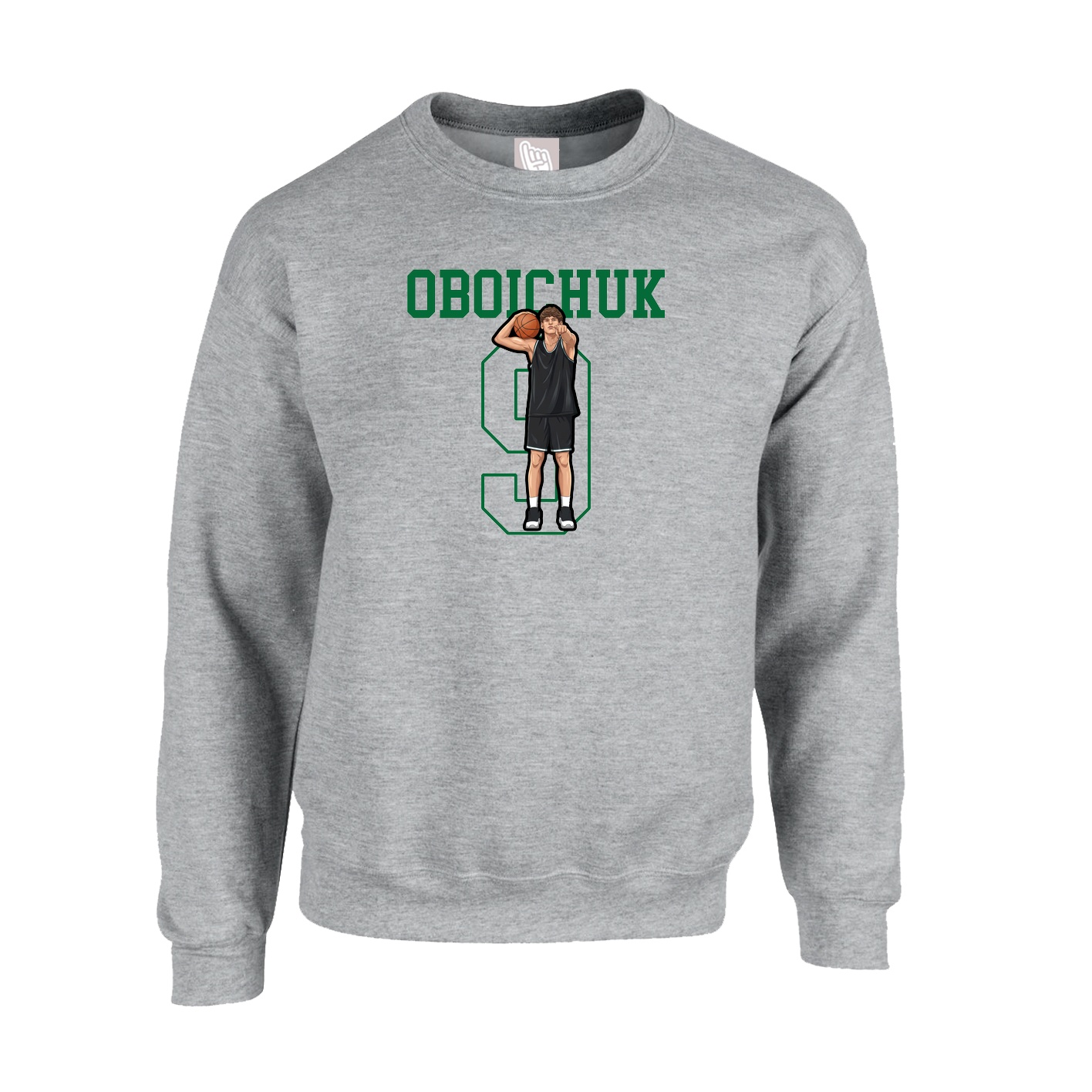 Fleece Crew — Shirsey in Grey