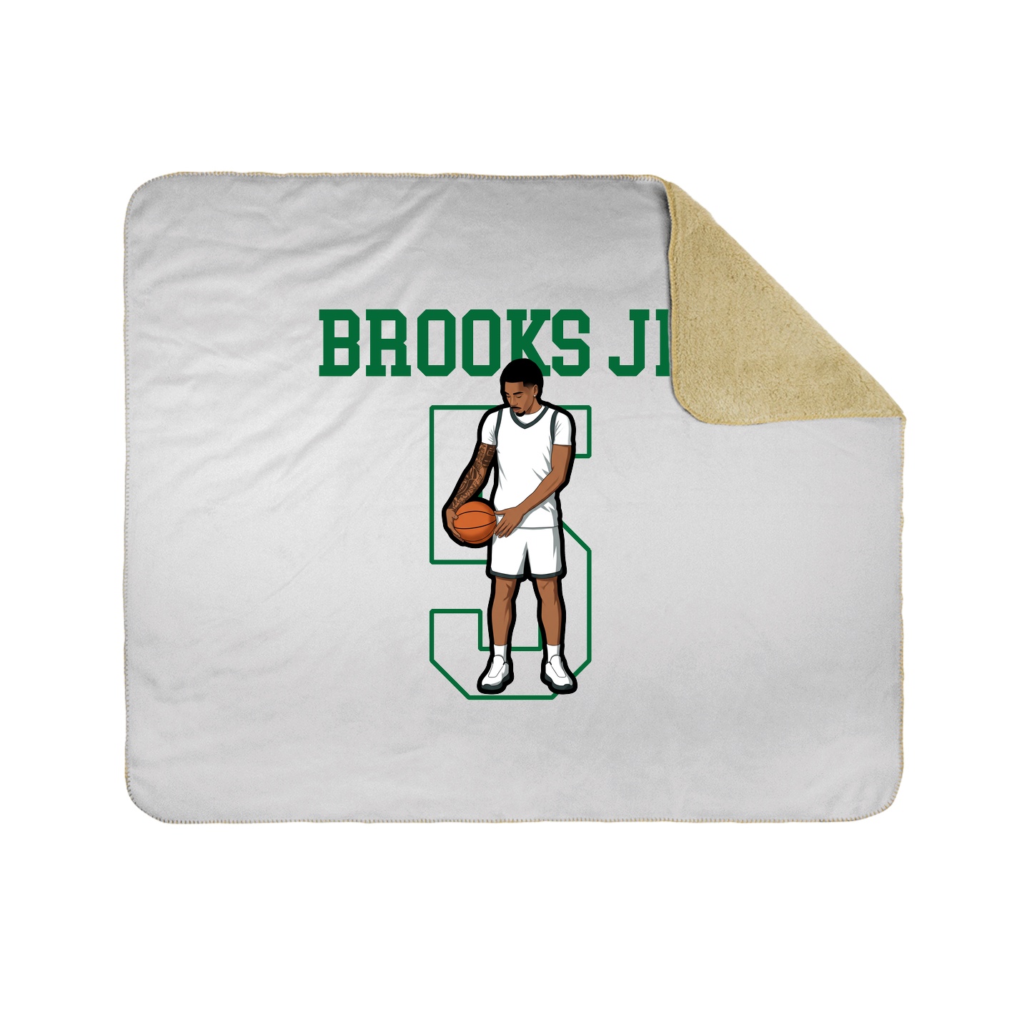 50x60 Sherpa Lined Throw Blanket
