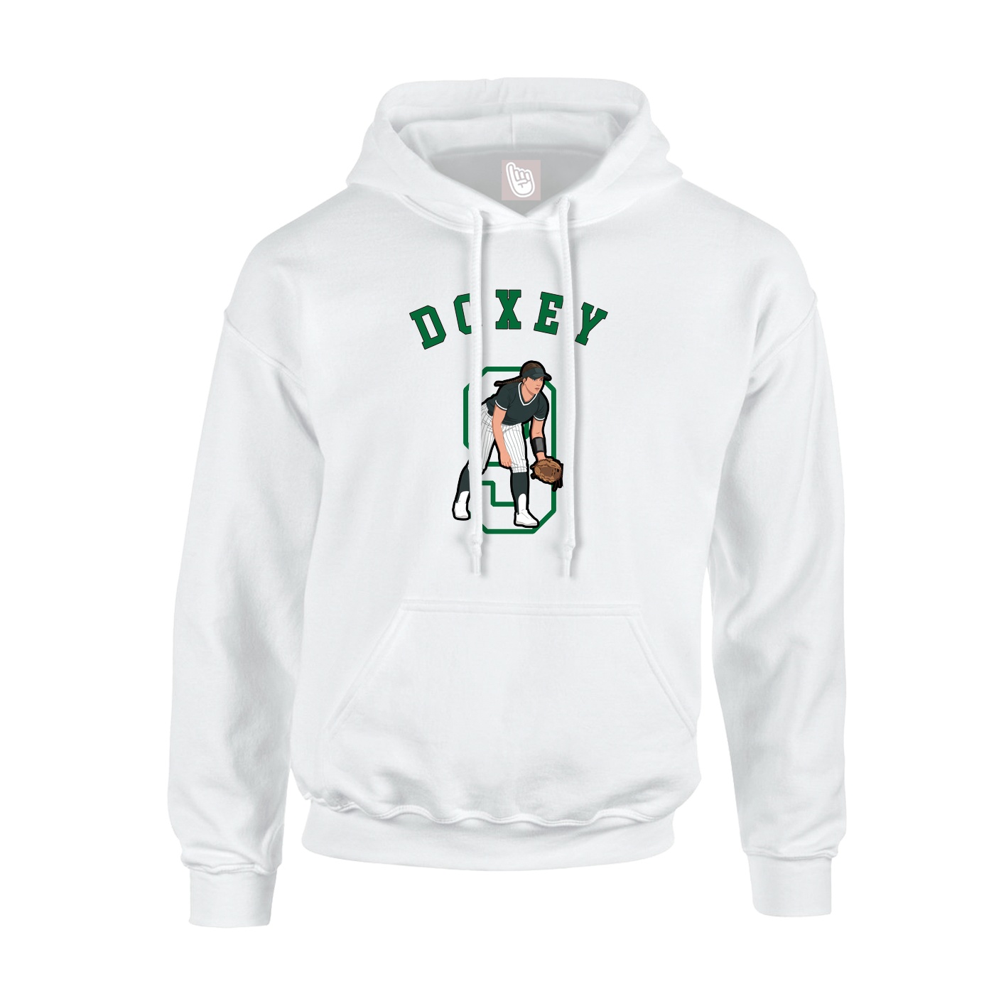 Hoodie — Shirsey Arch in White