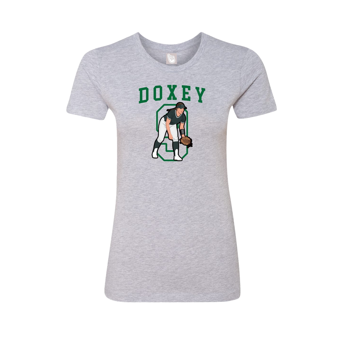 Fitted Women's Tee — Shirsey in Grey