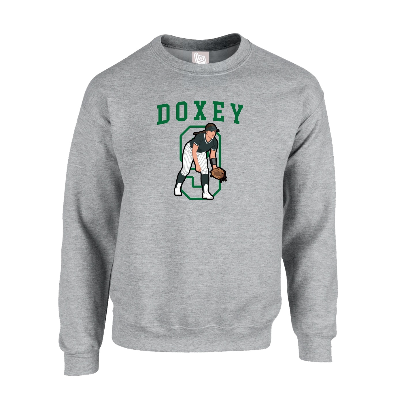 Fleece Crew — Shirsey in Grey