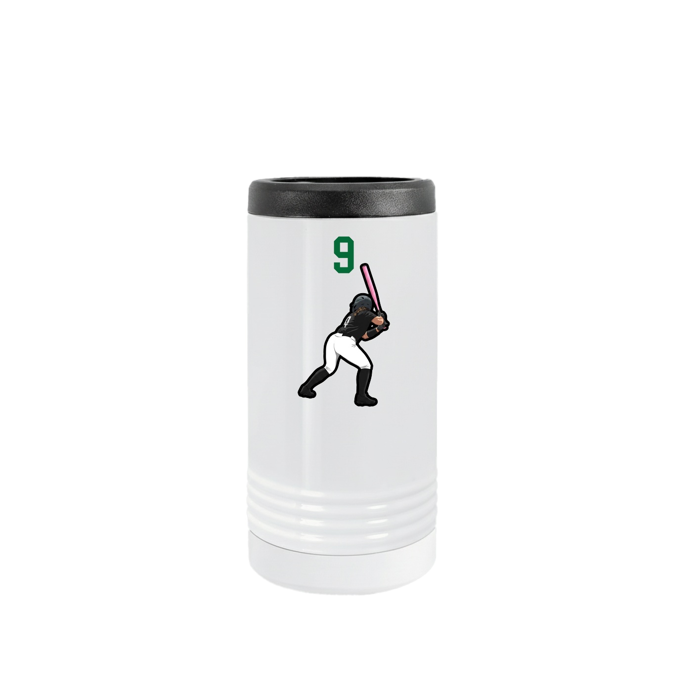 Slim Beverage Holder — Number Top in White