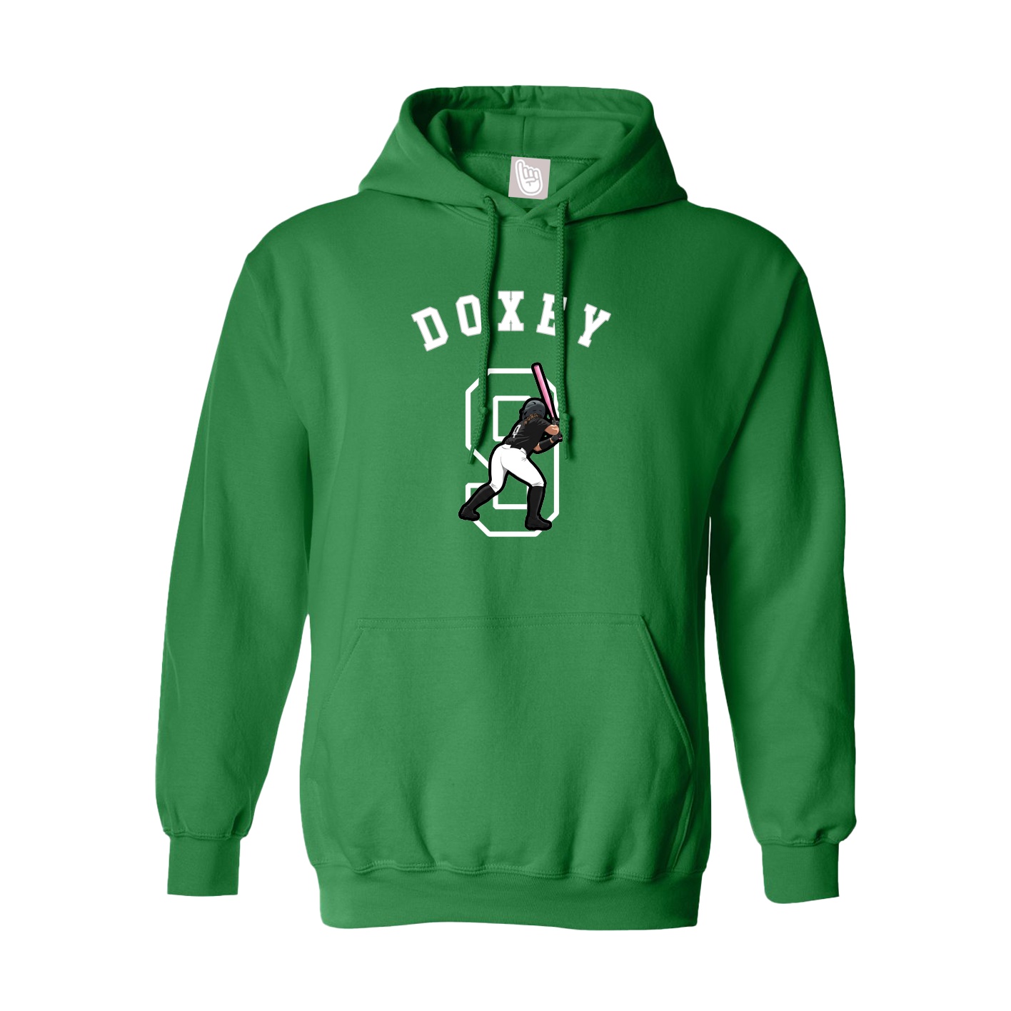 Youth Hoodie — Shirsey Arch in Green