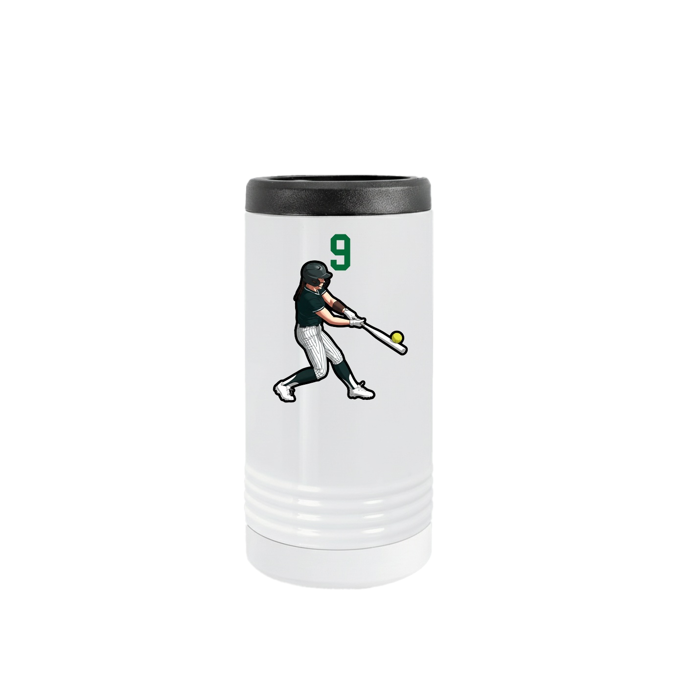 Slim Beverage Holder — Number Top in White