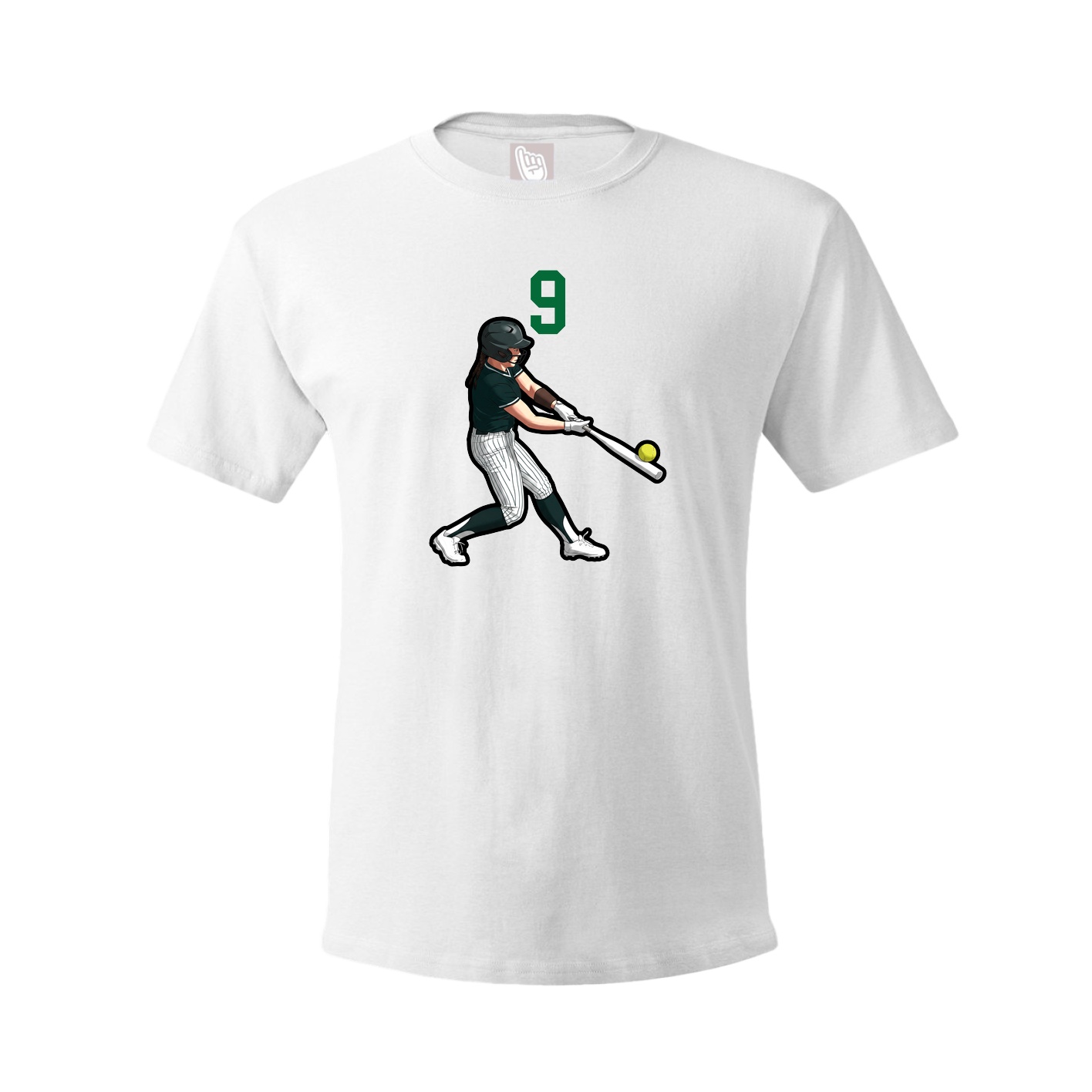 Tee — Number Top in White