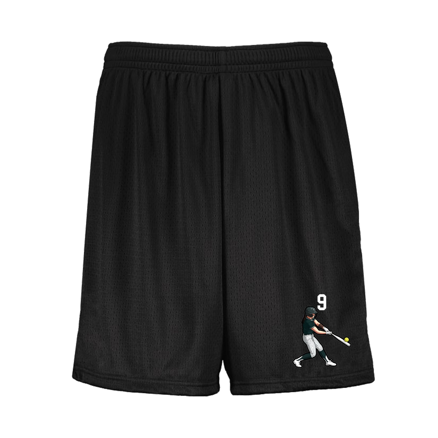 Shorts — Number Top in Black