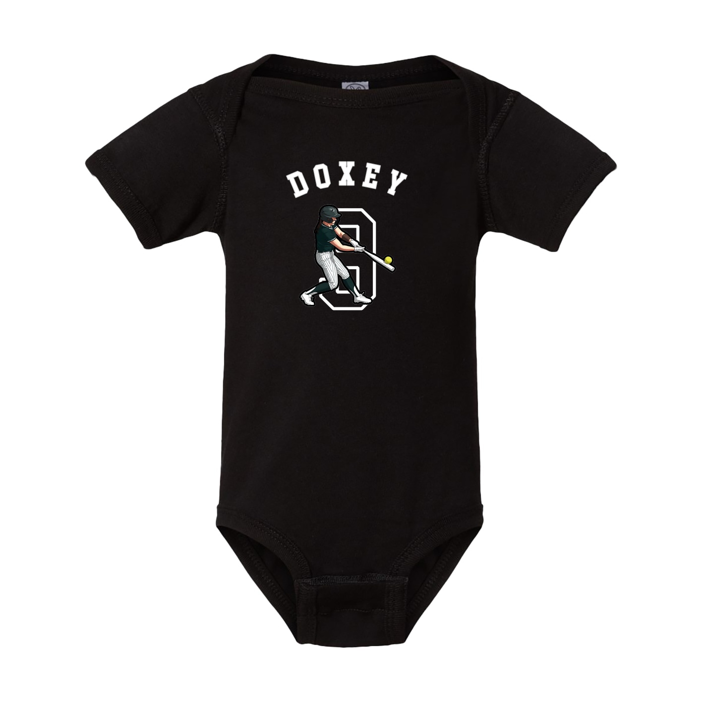 Baby Onesie — Shirsey Arch in Black