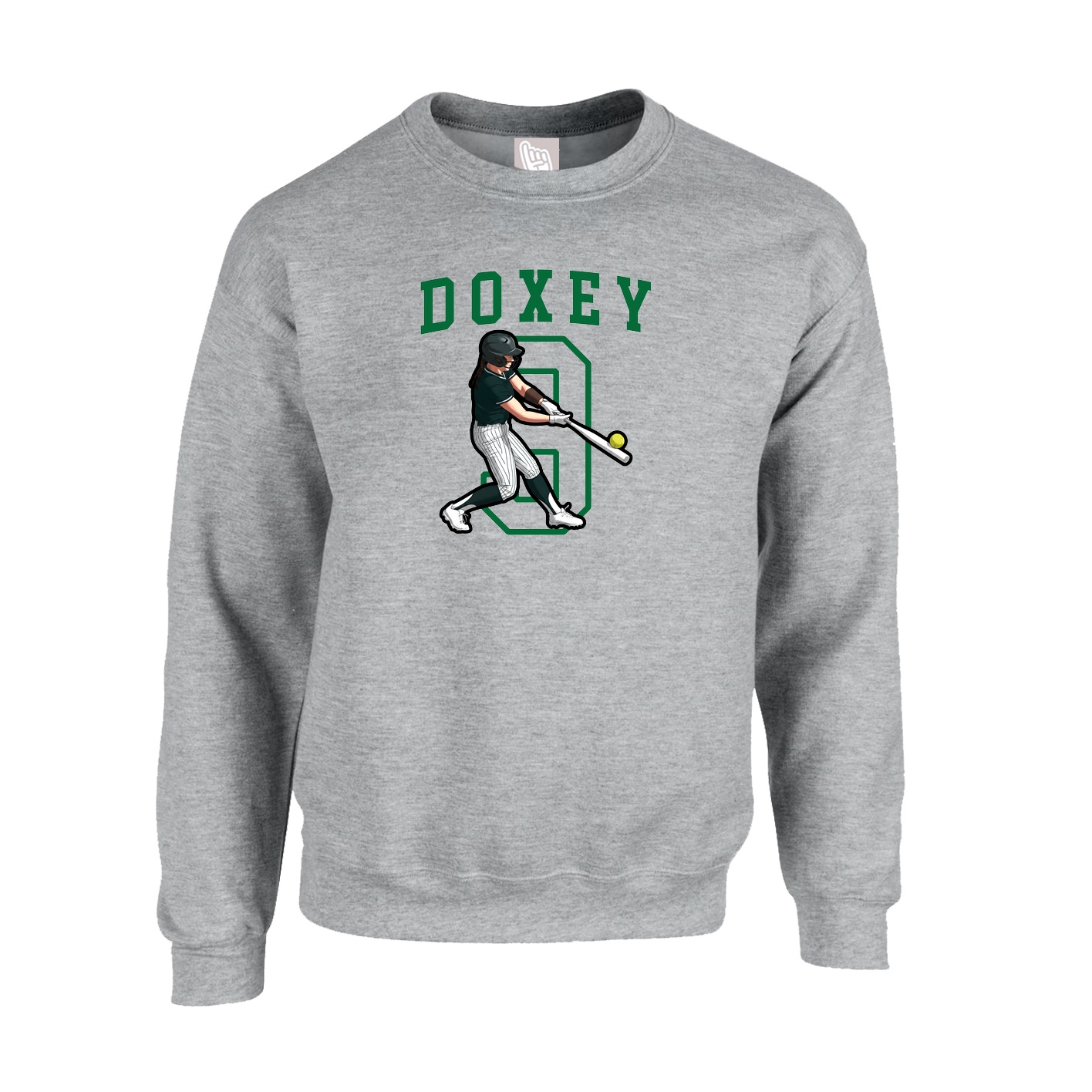Fleece Crew — Shirsey in Grey