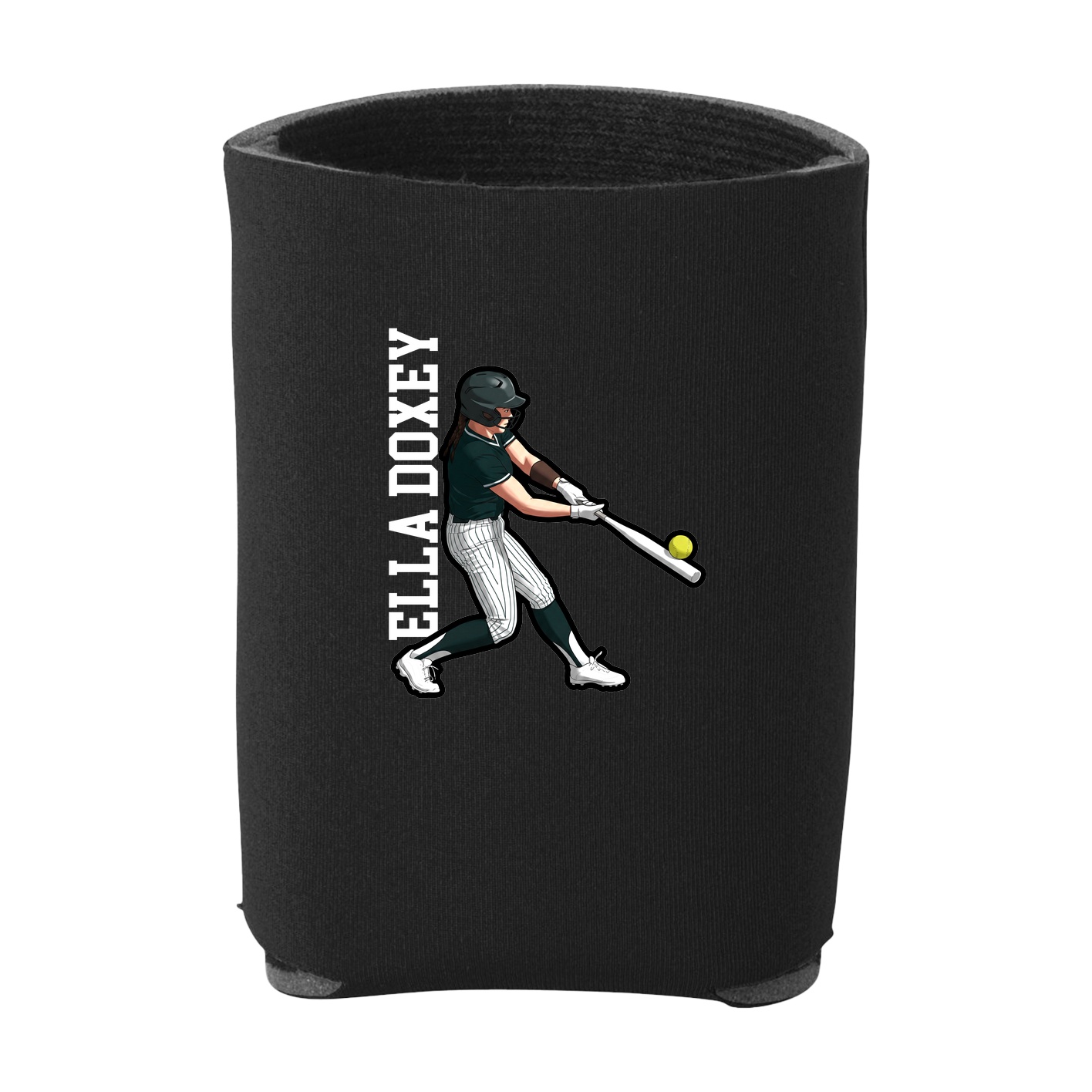 Can Holder — Name Vertical in Black