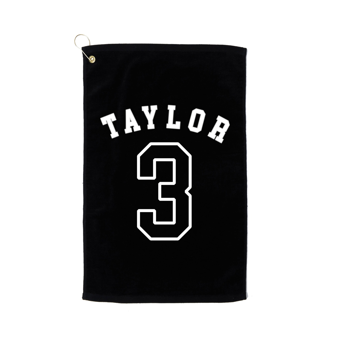 Golf Towel — Shirsey Arch in Black