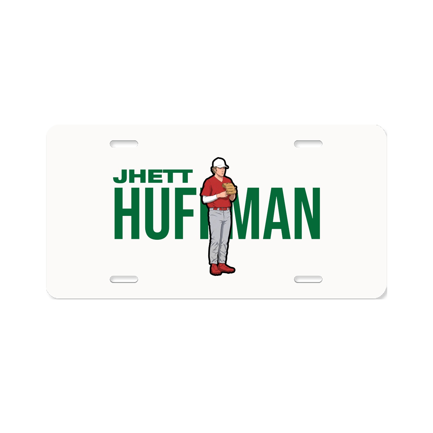 License Plate — Player Name in Classic