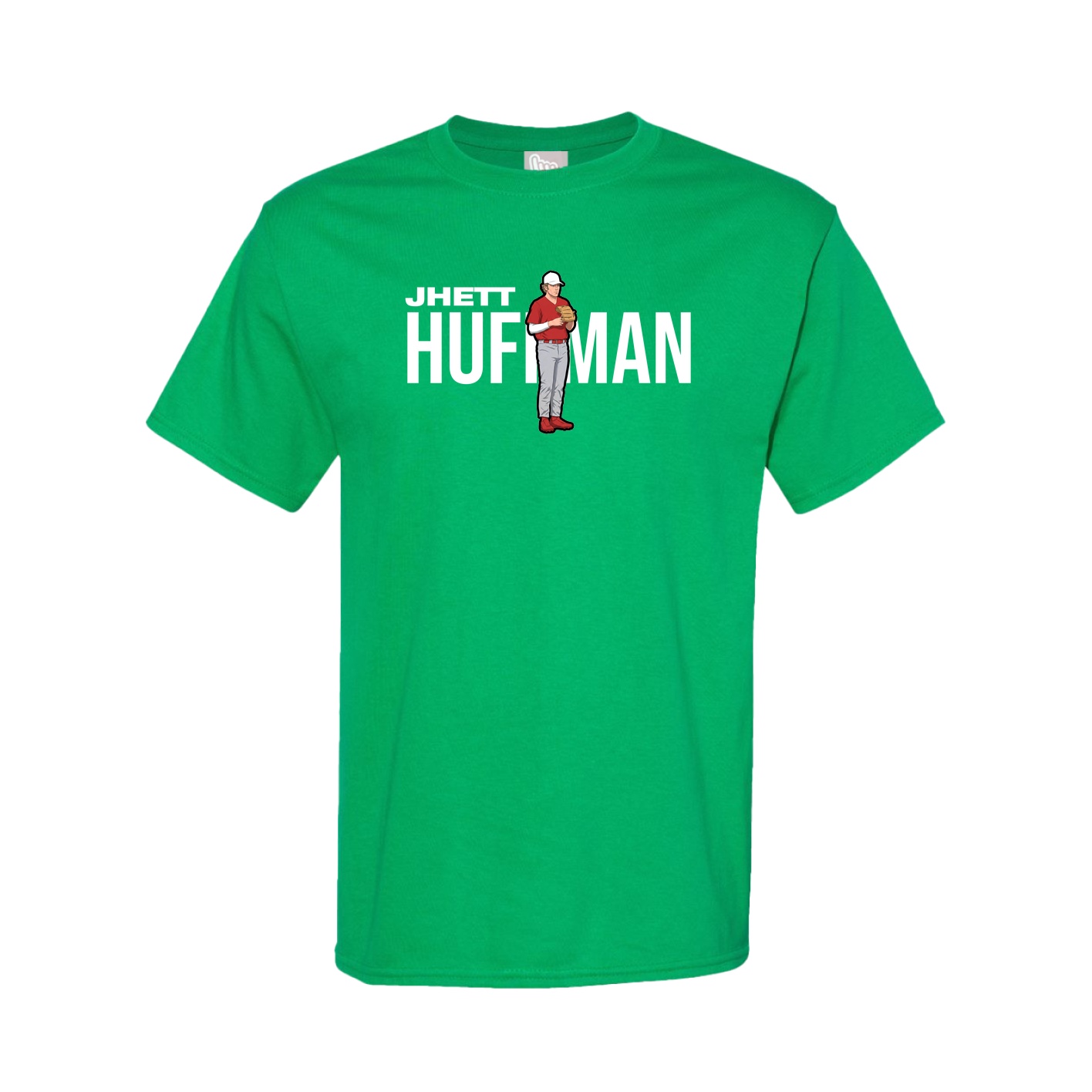 Youth Tee — Player Name in Green