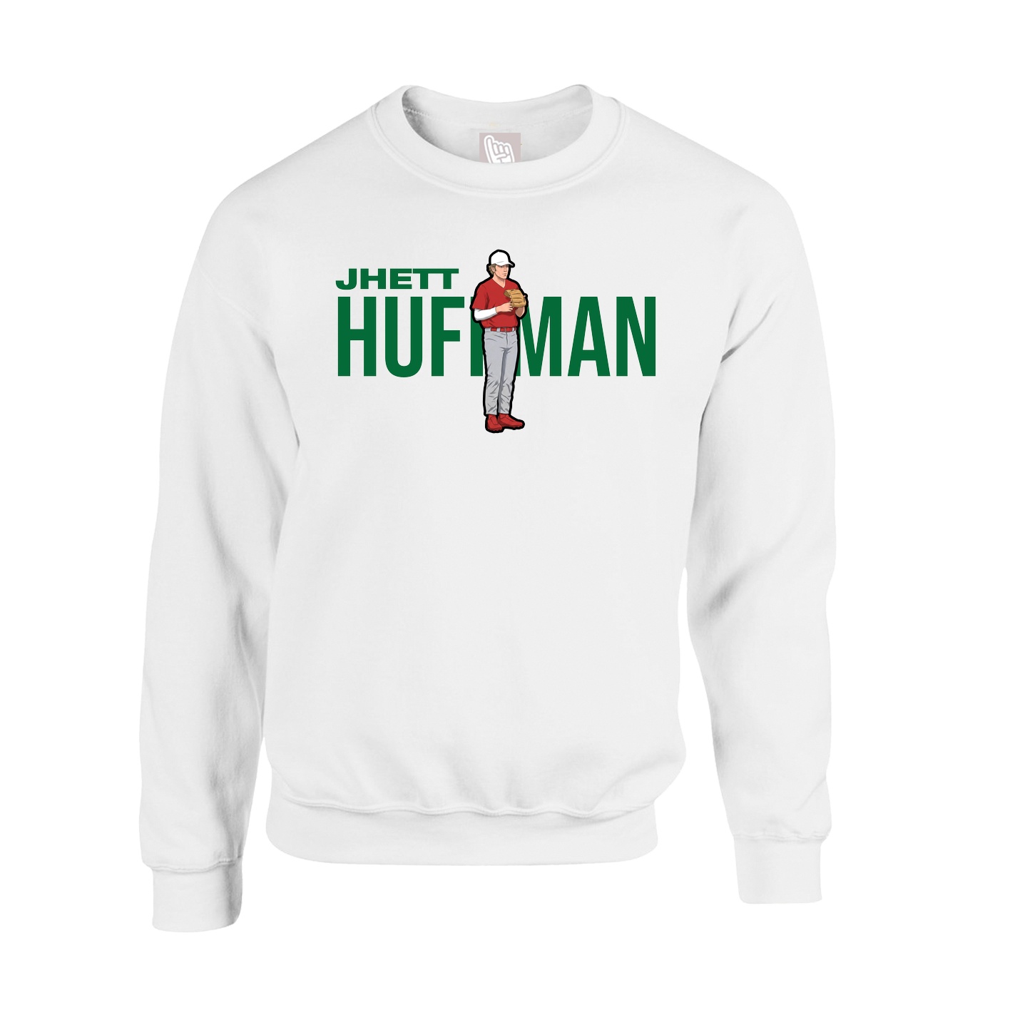 Fleece Crew — Player Name in White