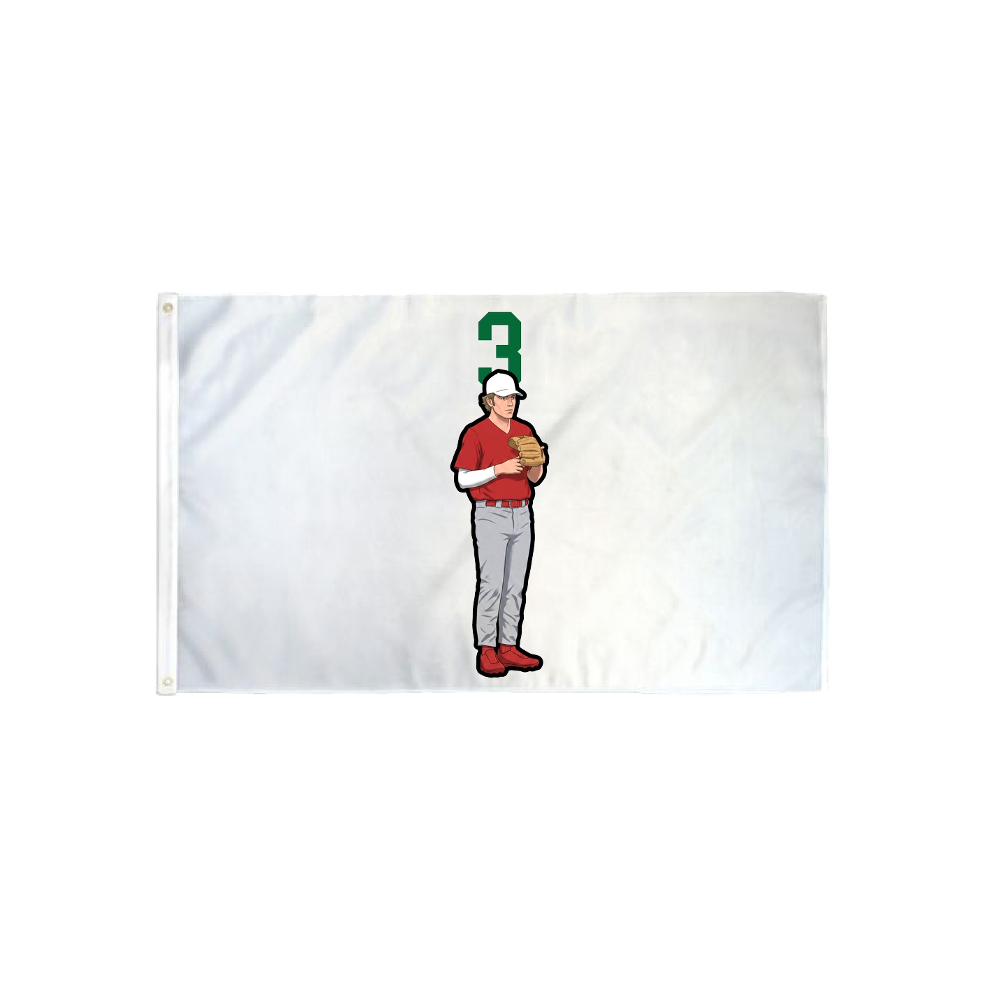 3x5 Flag — Number Top in Classic