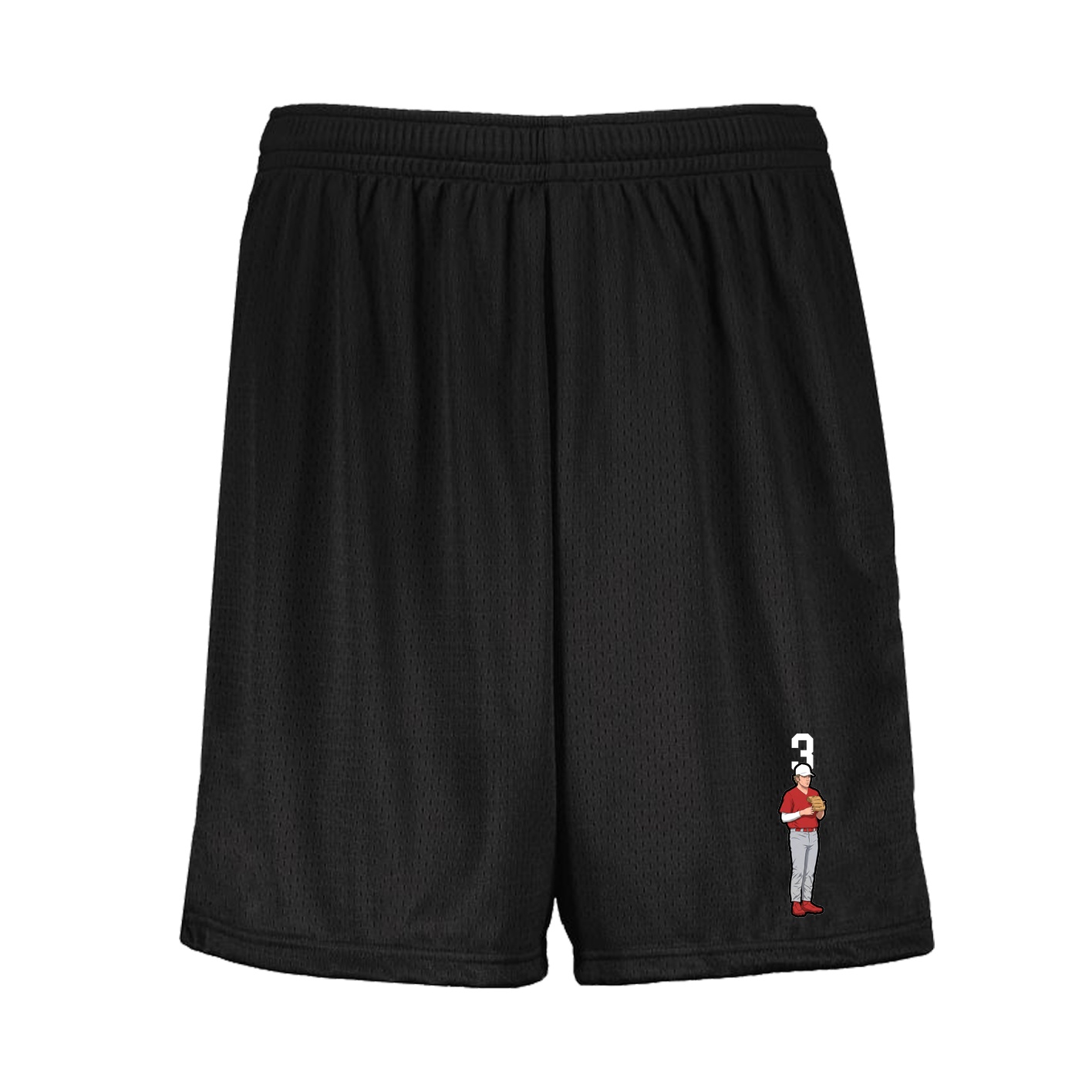 Shorts — Number Top in Black