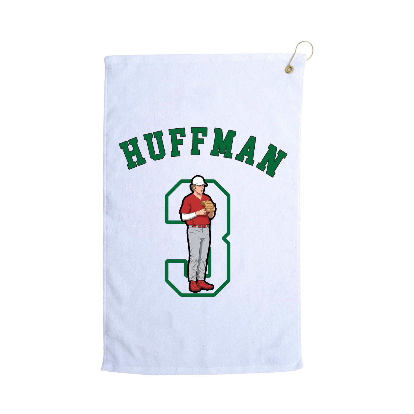Golf Towel — Shirsey Arch in White