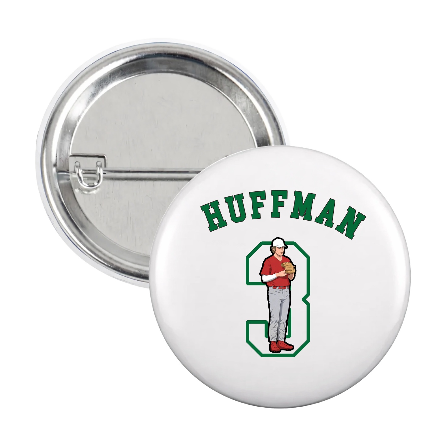 Game Day Button — Shirsey Arch in White