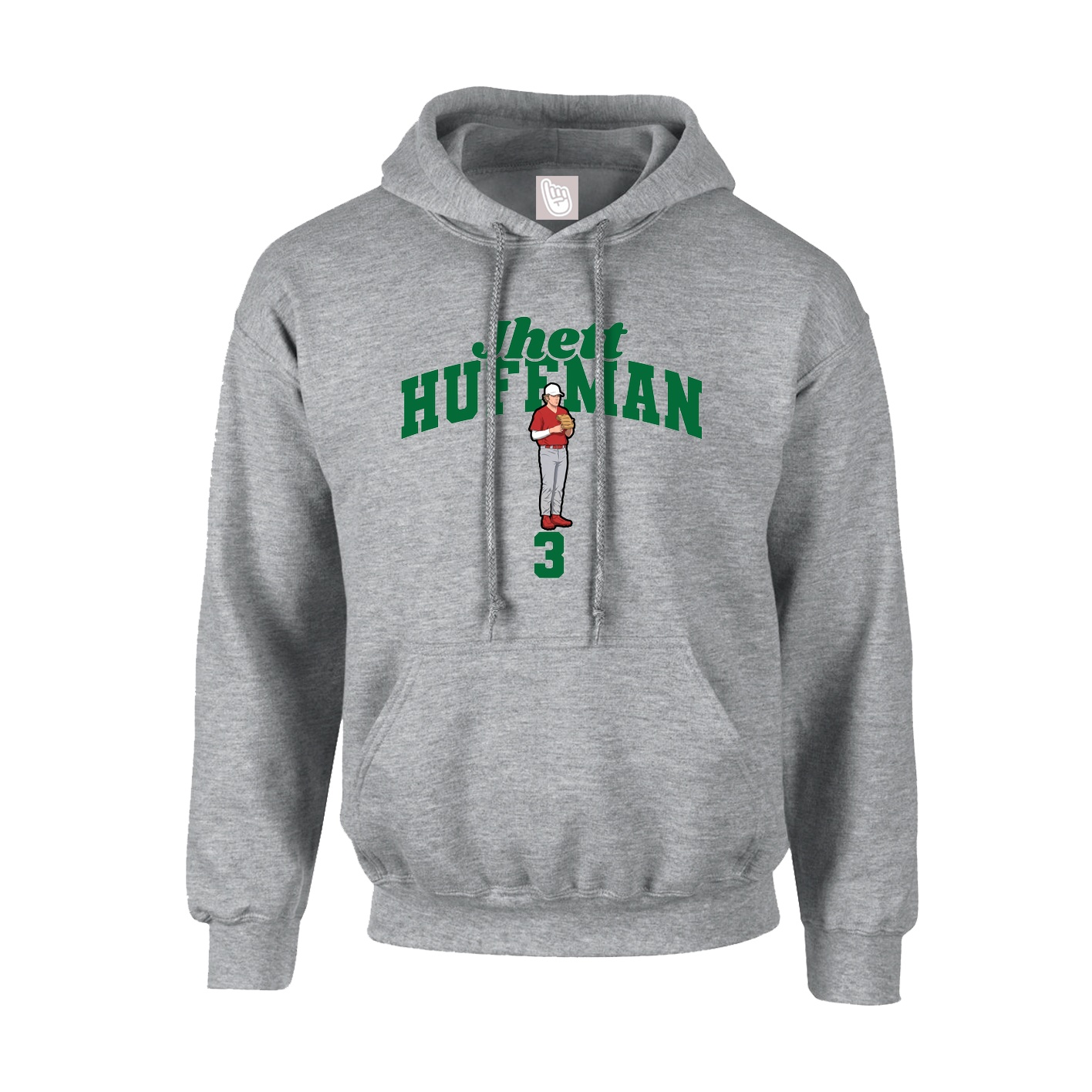 Hoodie — Signature Arch in Grey
