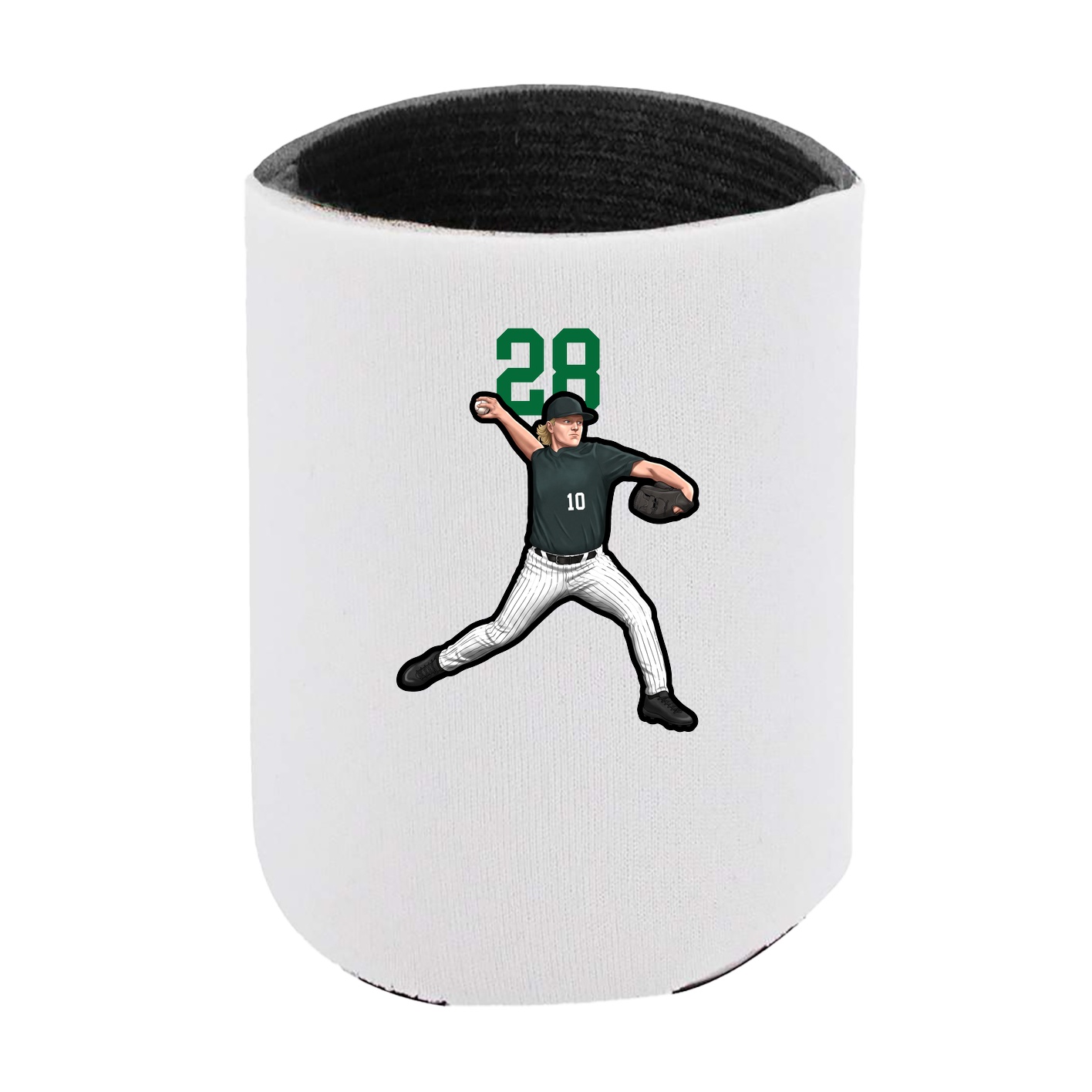 Can Holder — Number Top in White