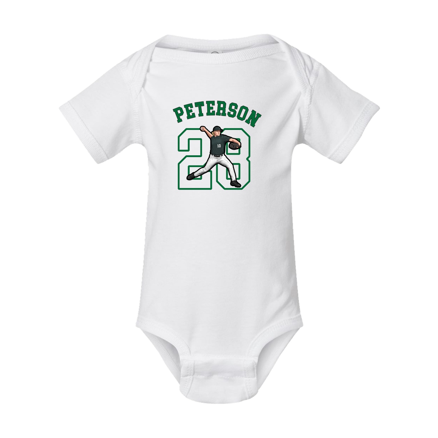 Baby Onesie — Shirsey Arch in White