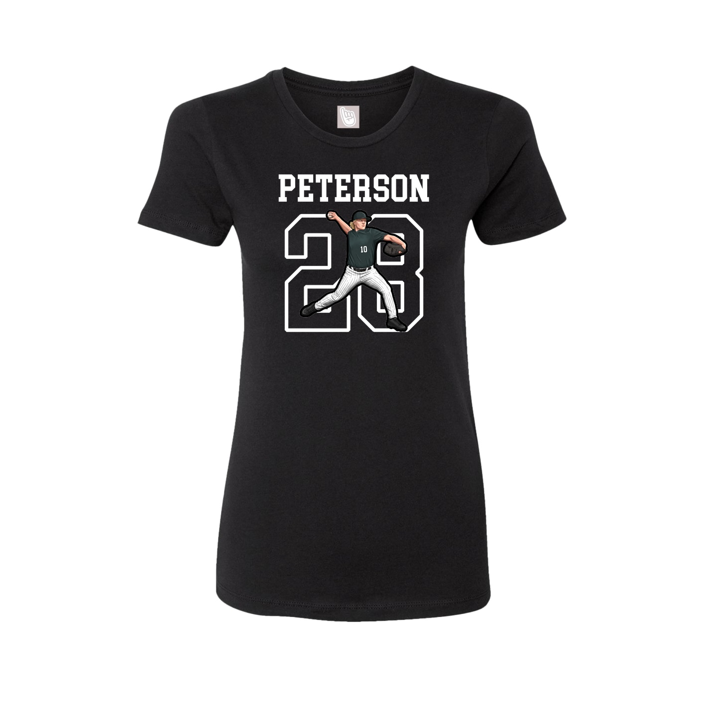 Fitted Women's Tee — Shirsey in Black