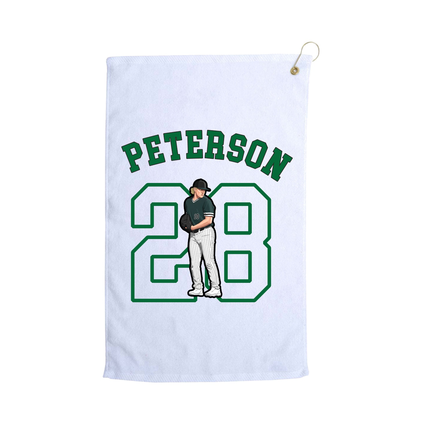 Golf Towel — Shirsey Arch in White