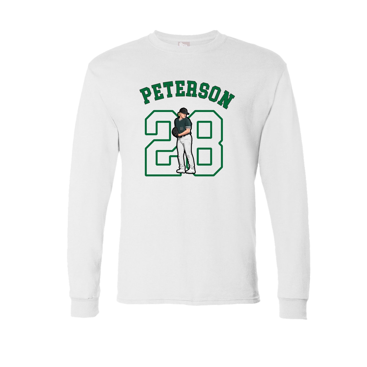 Long Sleeve Tee — Shirsey Arch in White